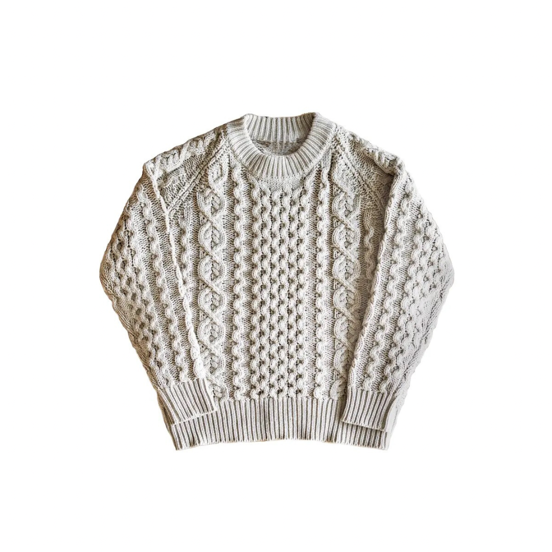 White aran clearance jumper